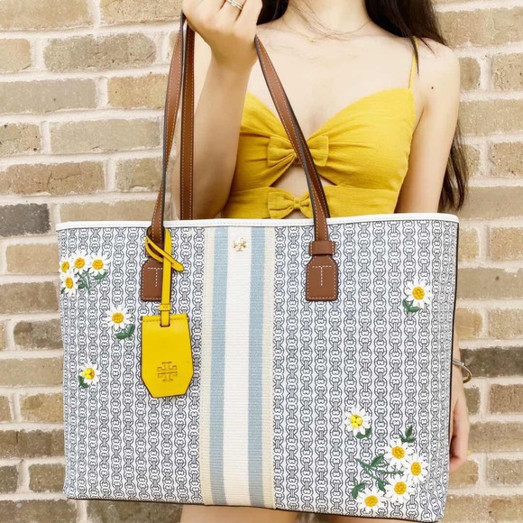 Tory Burch Gemini link large tote Flower - Picture 5 of 6